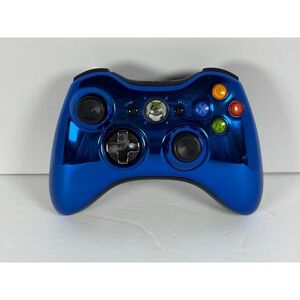 Microsoft Xbox 360 Wireless Controller Chrome Blue Special Edition 1403